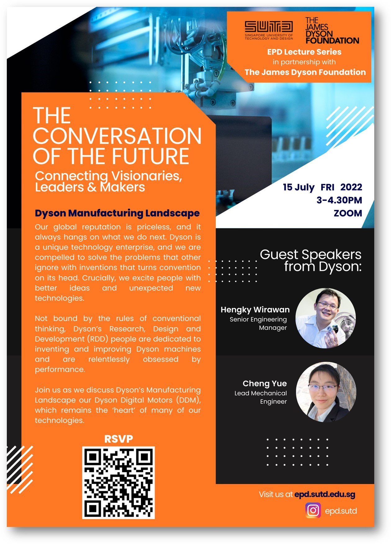 Hengky Wirawan, Cheng Yue (Dyson Singapore) – The Conversation of the Future – Connecting Visionaries, Leaders & Makers